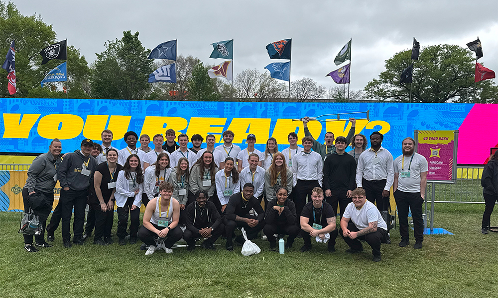 Heidelberg Students at the NFL Draft