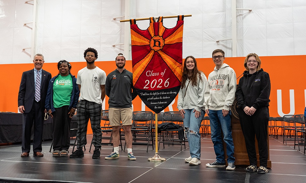 Class of ’26 banner presentation