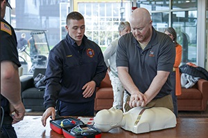 AED training Bordner