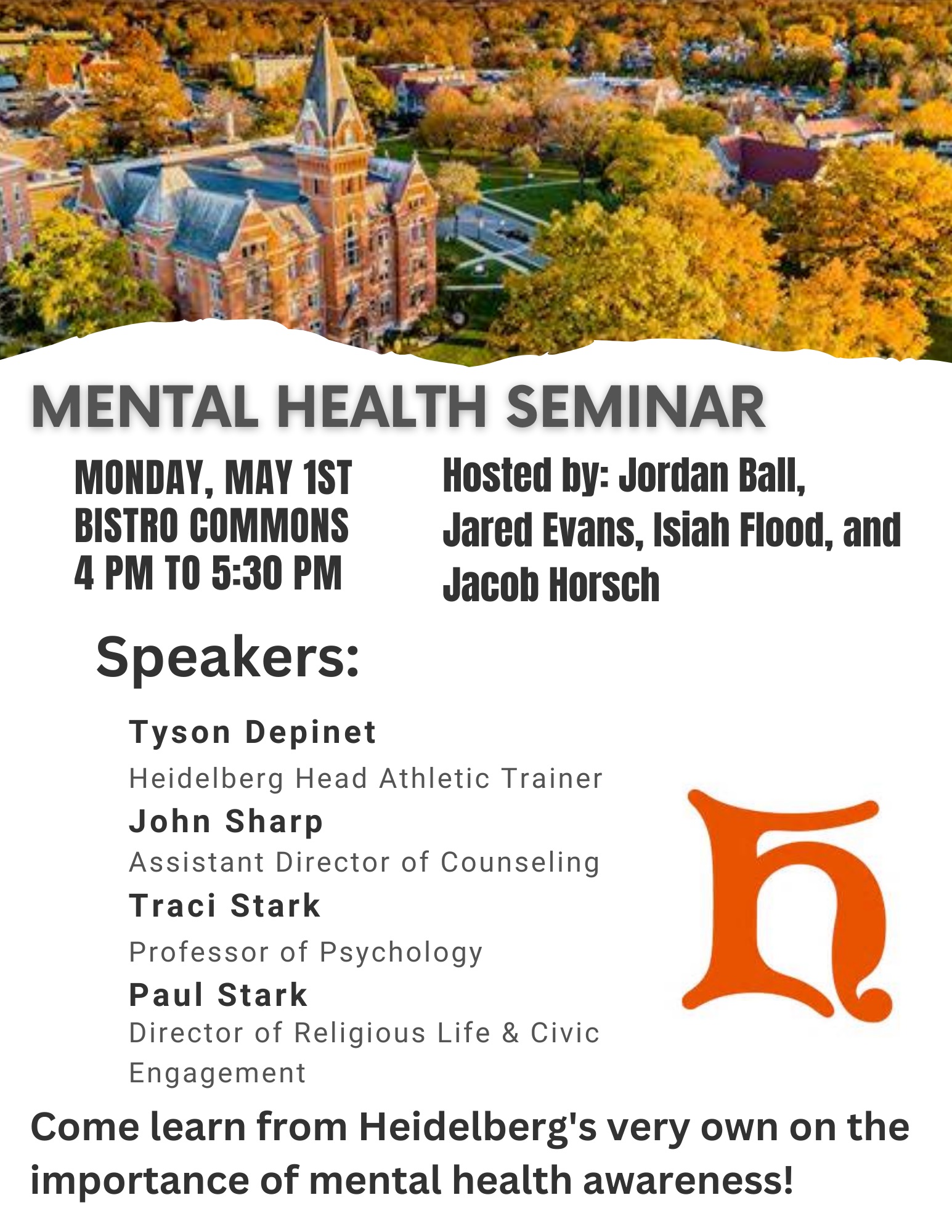 Mental Health Seminar for Finals Week | inside.heidelberg.edu
