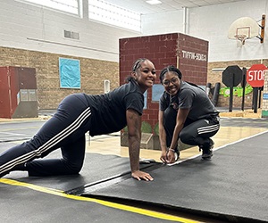 Women's Basketball volunteers for Safety City