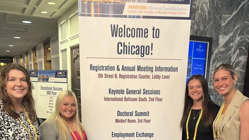 Lazzari students at criminal justice conference in Chicago