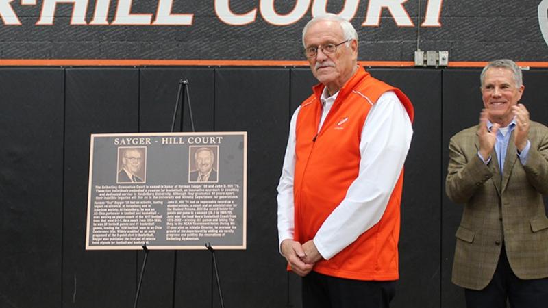 Sayger-Hil court dedication