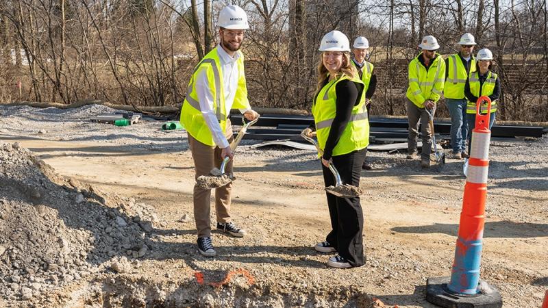 Fieldhouse time capsule burial