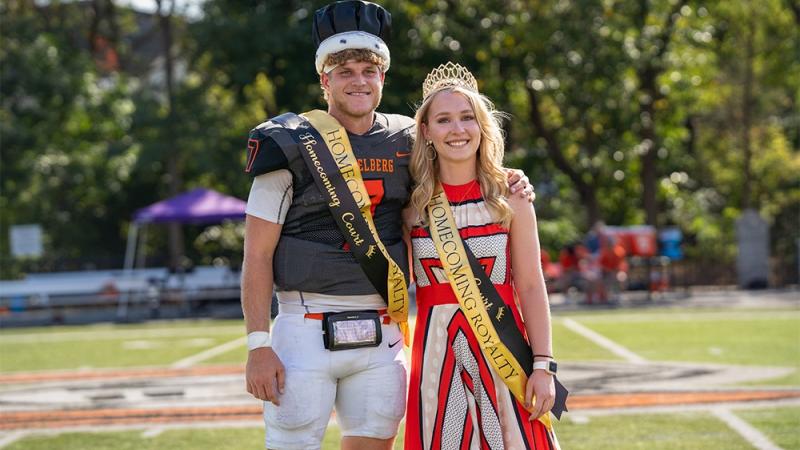 2025 Homecoming Royalty Abbie Stine and Ty Poorman