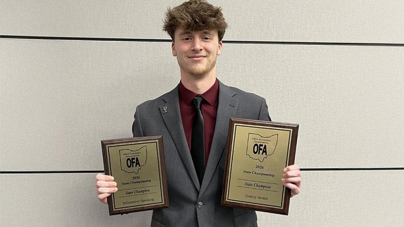 Grant McMaster state Speech Champion