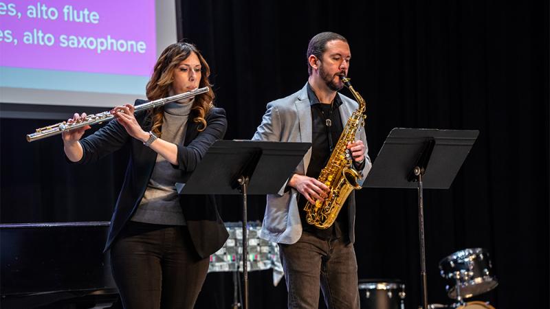 Tower Duo performs at the 2026 Heidelberg New Music Festival