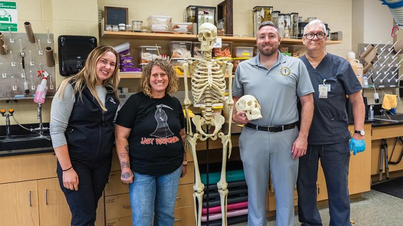 Coroner, TPD at Body Donor Lab