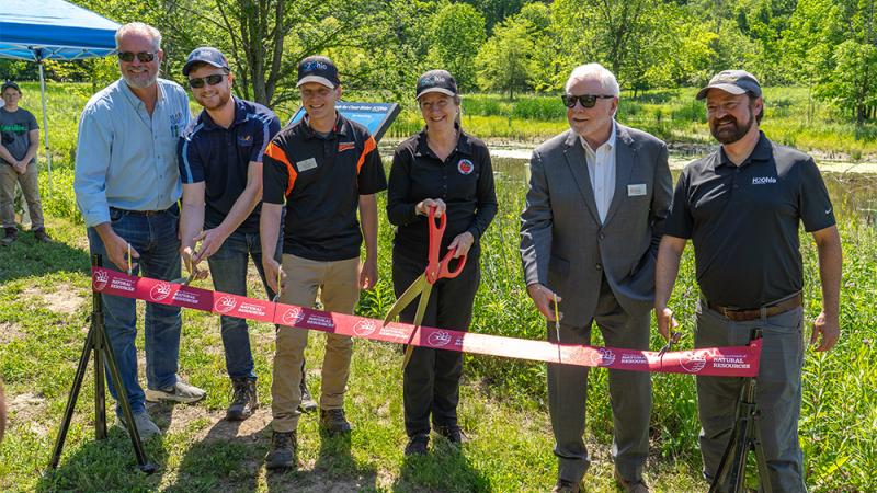 Funk-Dewald Nature Preserve Ribbon Cutting