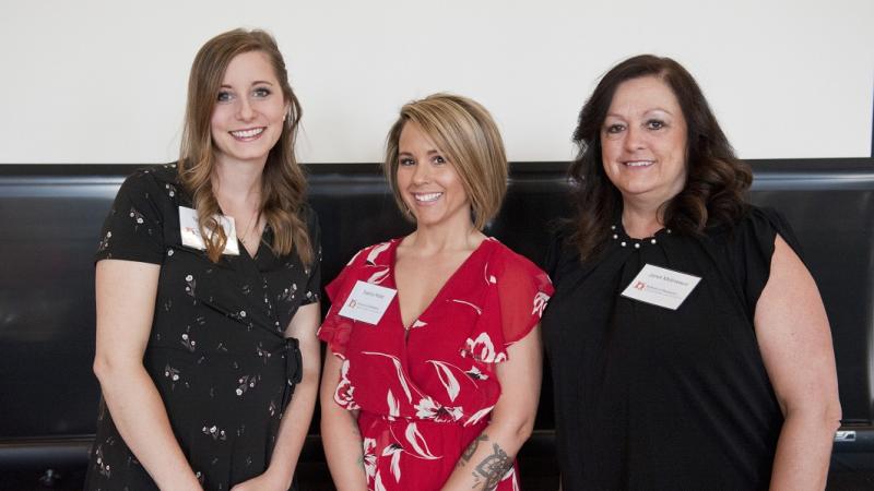 Women Entrepreneur Award winners Taylor Elchert, Sasha Raitz and Janet Molineaux