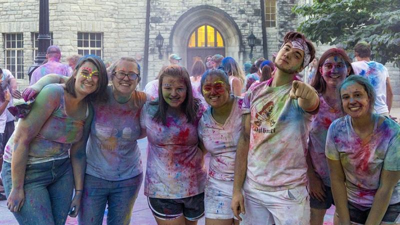 Welcome Week color party 2018