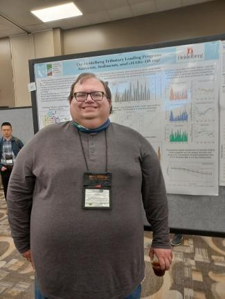 Doug Kane at poster session