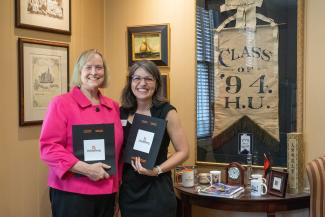 Susan McCafferty with Ashley Helmstetter