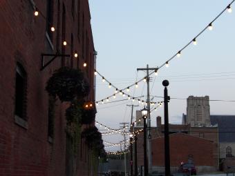 Cherry Alley at Twilight