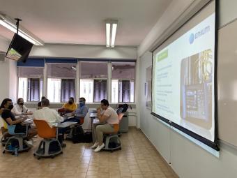 Advanced Business Strategy students in their classroom at Techológico de Monterrey